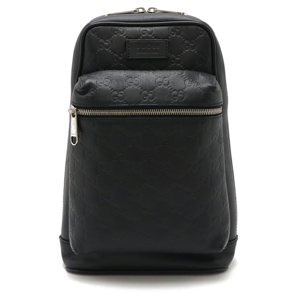 Gucci leather ssima black Crossbody - Picture 2 of 8